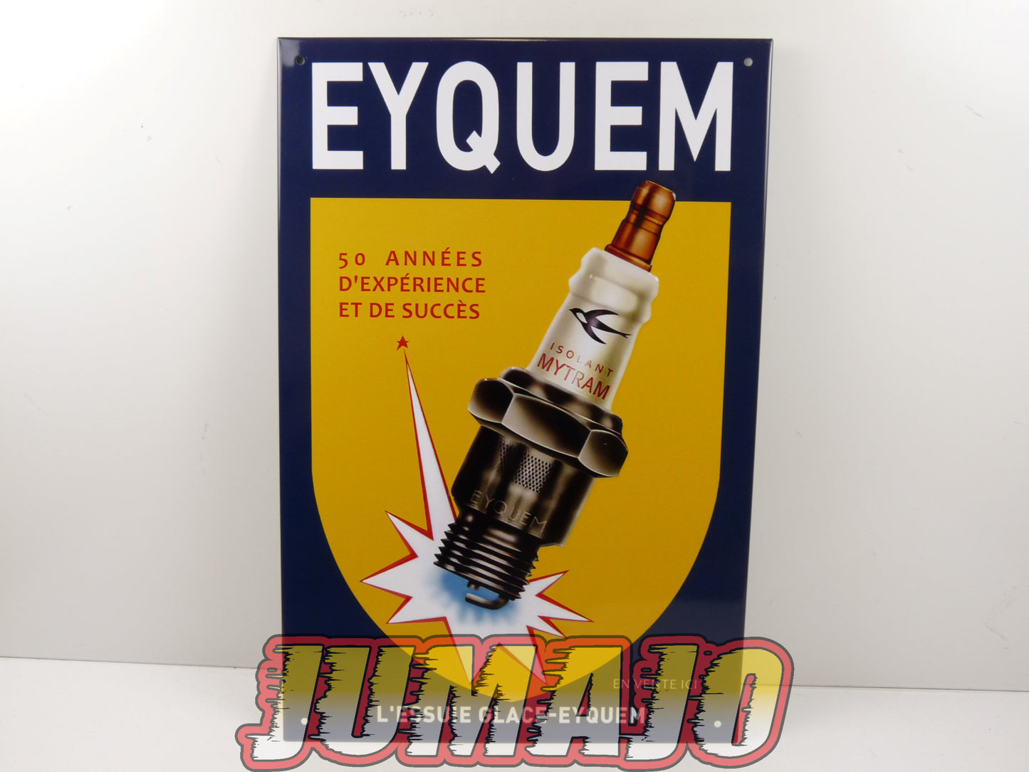 Lot de 10 PLAQUES PUBLICITAIRE tôlée embossée 20x30cm Bosch Marchal Eyquem Simca Ford Renault Michelin Esso