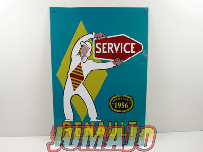 Lot de 10 PLAQUES PUBLICITAIRE tôlée embossée 20x30cm Bosch Marchal Eyquem Simca Ford Renault Michelin Esso