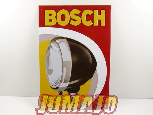 PB214 PLAQUES PUBLICITAIRE tôlée age d'or de l'Automobile 20x30cm Bosch Phare