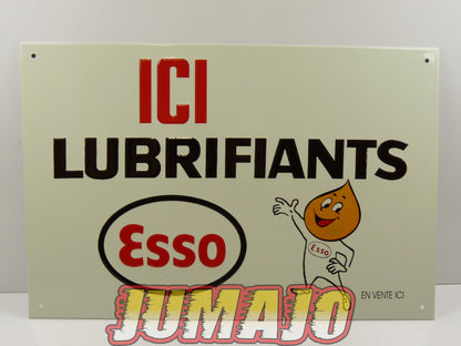 Lot de 10 PLAQUES PUBLICITAIRE tôlée embossée 20x30cm Elf Champion Michelin Bosch Marchal Citroen Esso Total Shell