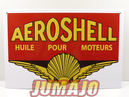 Lot de 10 PLAQUES PUBLICITAIRE tôlée embossée 20x30cm rond et triangle 20cm Peugeot Shell Yacco Simca Total Texaco Gordini Ford Mustang Alpine