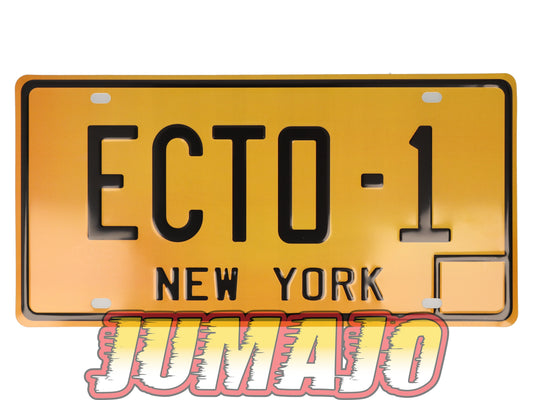 PB45 PLAQUES tolée SOS Fantômes : ECTO-1 New York 30x15 cm