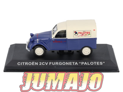 PES17 1/43 IXO Altaya Véhicules d'époque ESPAGNE CITROEN 2CV Furgoneta Palotes