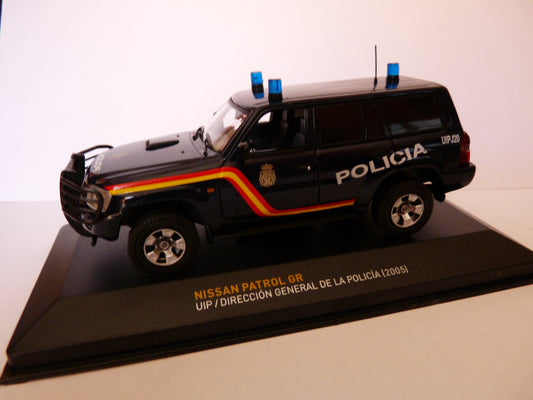 PES23Z voiture 1/43 IXO altaya POLICE Espagne : NISSAN Patrol GR 2005 Policia