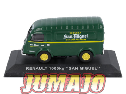 PES404 1/43 IXO Altaya Véhicules d'époque ESPAGNE RENAULT 1000kg San Miguel Bières