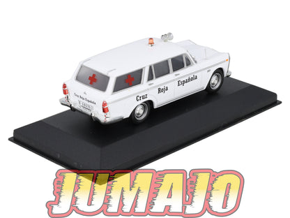PES413 1/43 IXO Véhicules d'époque ESPAGNE : SEAT 1500 Ambulancia