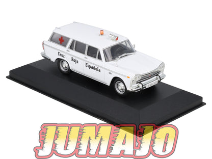 PES413 1/43 IXO Véhicules d'époque ESPAGNE : SEAT 1500 Ambulancia