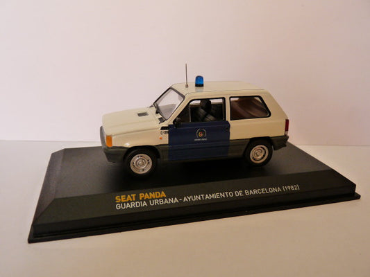 PES45Z voiture 1/43 IXO altaya POLICE Espagne : SEAT Panda 1982 Guardia Urbana