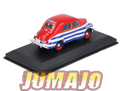 PES60 1/43 IXO Véhicules d'époque ESPAGNE : RENAULT 4CV Cinzano