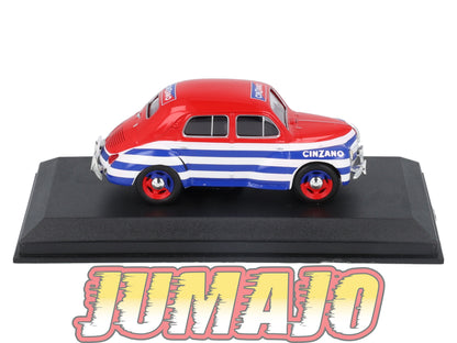 PES60 1/43 IXO Véhicules d'époque ESPAGNE : RENAULT 4CV Cinzano