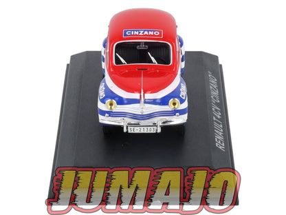 PES60 1/43 IXO Véhicules d'époque ESPAGNE : RENAULT 4CV Cinzano