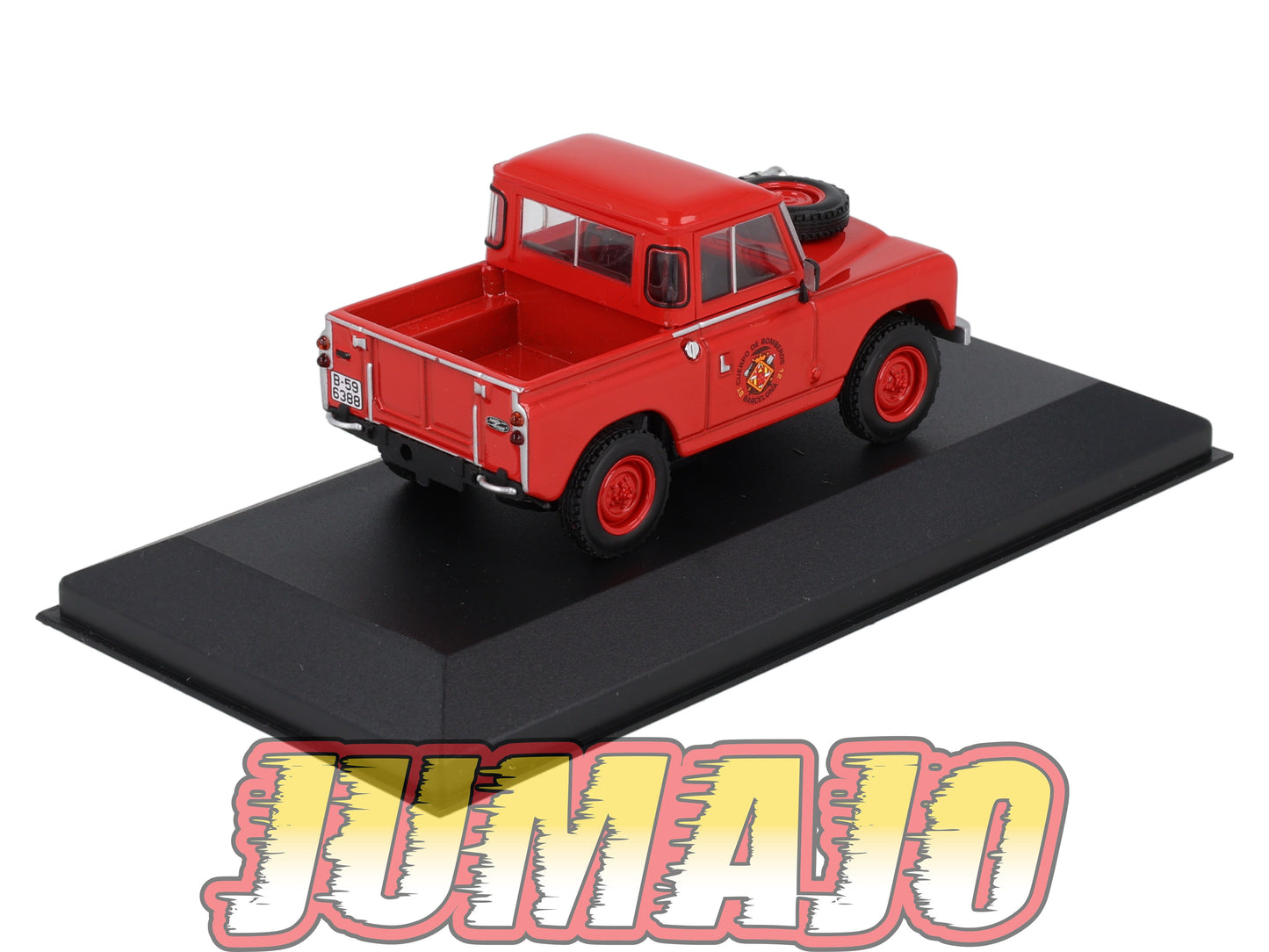 PES802 1/43 IXO Véhicules d'époque ESPAGNE : LAND ROVER BOMBEROS