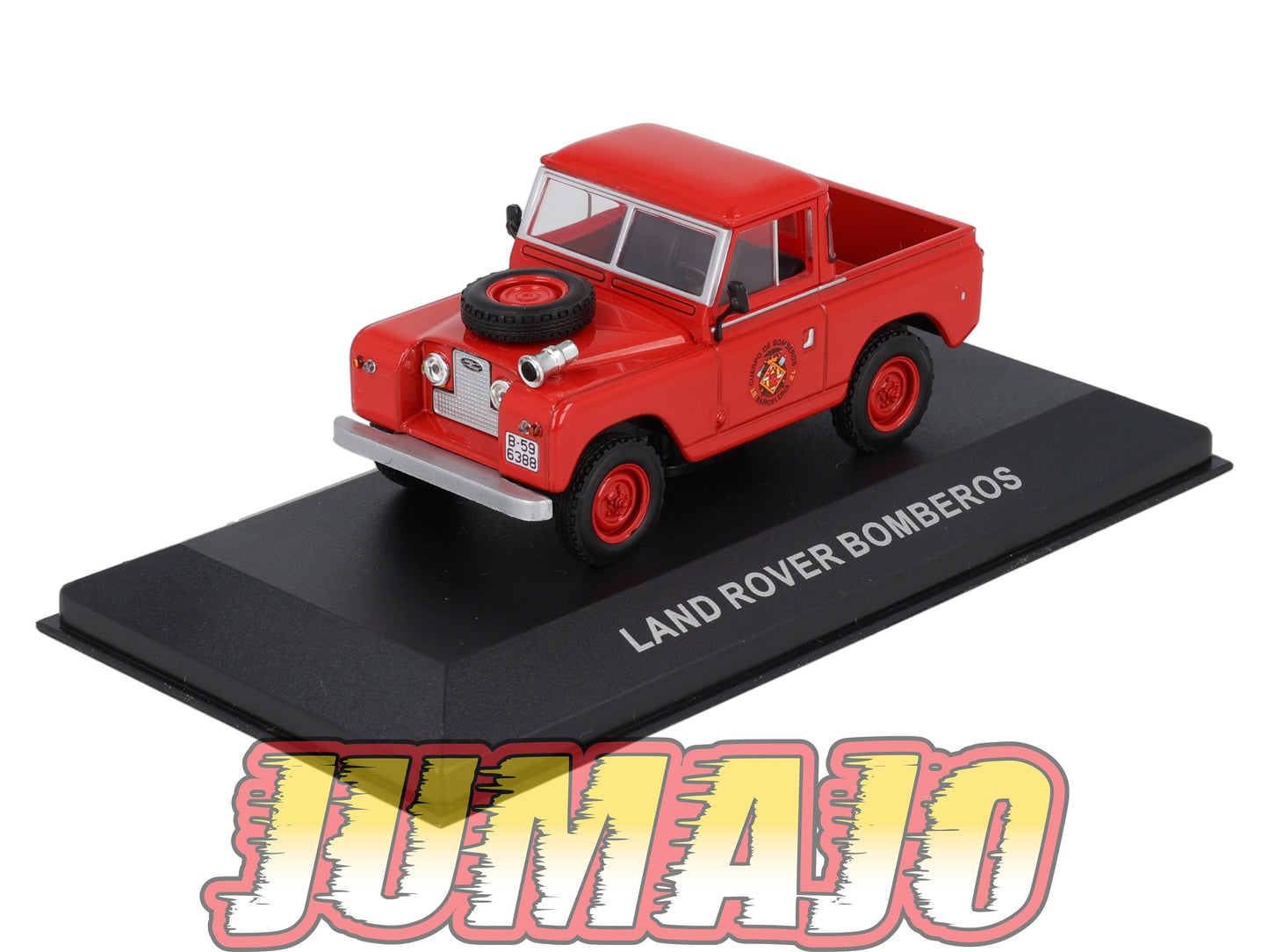PES802 1/43 IXO Véhicules d'époque ESPAGNE : LAND ROVER BOMBEROS