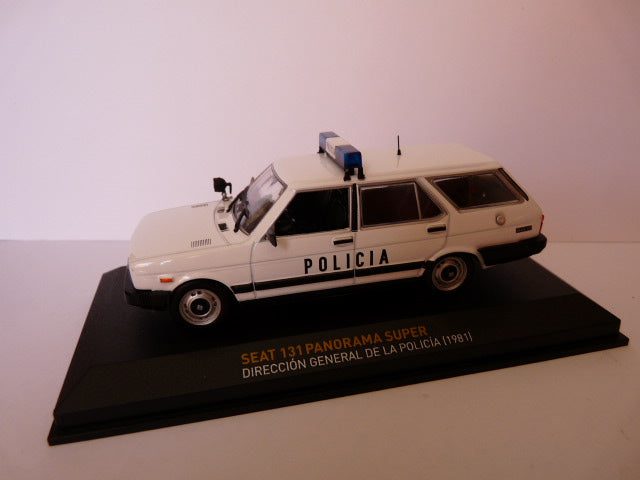 POS9 voiture 1/43 IXO altaya POLICE Espagne : SEAT 131 Panorama Super 1981 Policia