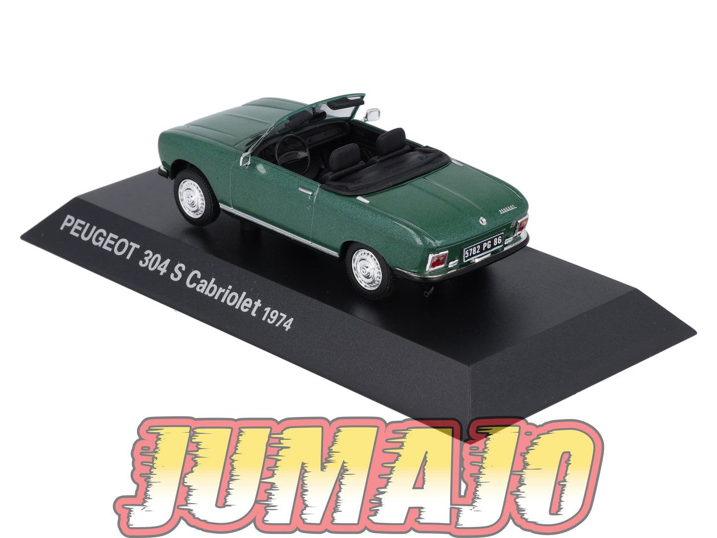 PEU12 Voiture 1/43 Hachette NOREV PEUGEOT : 304 S Cabriolet 1974