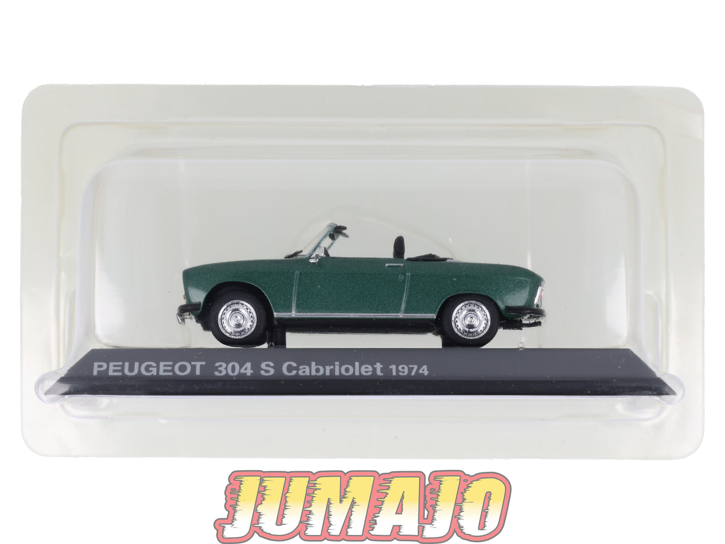 PEU12 Voiture 1/43 Hachette NOREV PEUGEOT : 304 S Cabriolet 1974