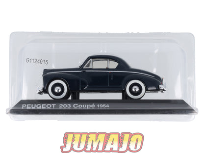 PEU15 Voiture 1/43 Hachette NOREV PEUGEOT : 203 Coupe 1954