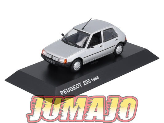 PEU16 Voiture 1/43 Hachette NOREV PEUGEOT : 205 1988 5 portes