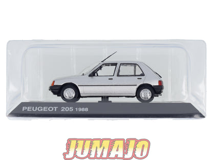 PEU16 Voiture 1/43 Hachette NOREV PEUGEOT : 205 1988 5 portes