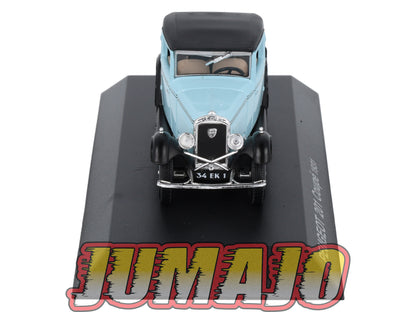 PEU19 Voiture 1/43 Hachette NOREV PEUGEOT : 201 Coupe 1931