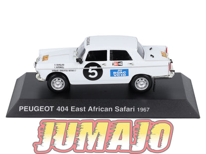 PEU20 Voiture 1/43 Hachette NOREV PEUGEOT : 404 East African Safari 1967