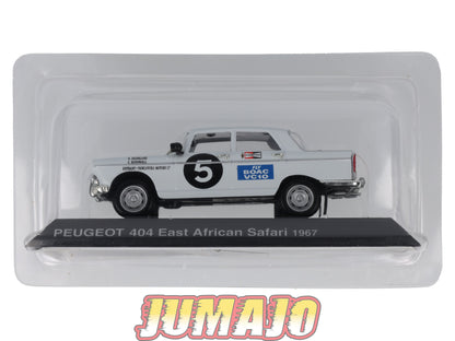 PEU20 Voiture 1/43 Hachette NOREV PEUGEOT : 404 East African Safari 1967
