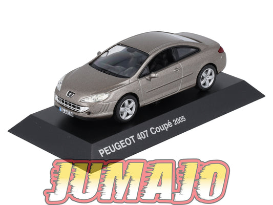PEU21 Voiture 1/43 Hachette NOREV PEUGEOT : 407 Coupe 2005