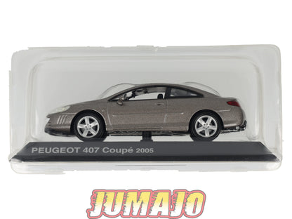 PEU21 Voiture 1/43 Hachette NOREV PEUGEOT : 407 Coupe 2005