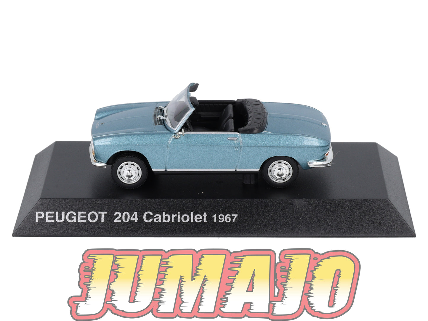 PEU23 Voiture 1/43 Hachette NOREV PEUGEOT : 204 Cabriolet 1967