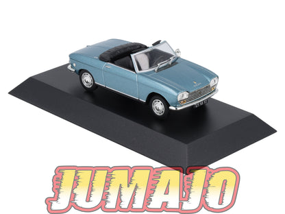 PEU23 Voiture 1/43 Hachette NOREV PEUGEOT : 204 Cabriolet 1967