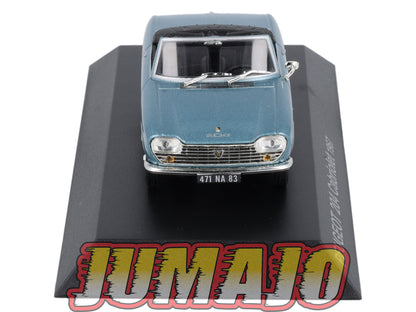 PEU23 Voiture 1/43 Hachette NOREV PEUGEOT : 204 Cabriolet 1967