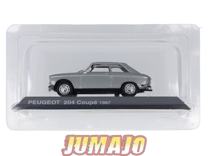 PEU29 Voiture 1/43 Hachette NOREV PEUGEOT : 204 Coupe 1967