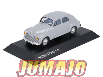 PEU2 Voiture 1/43 Hachette NOREV PEUGEOT : 203 1954