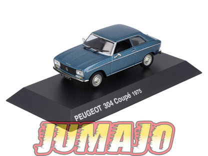 PEU33 Voiture 1/43 Hachette NOREV PEUGEOT : 304 Coupe 1975