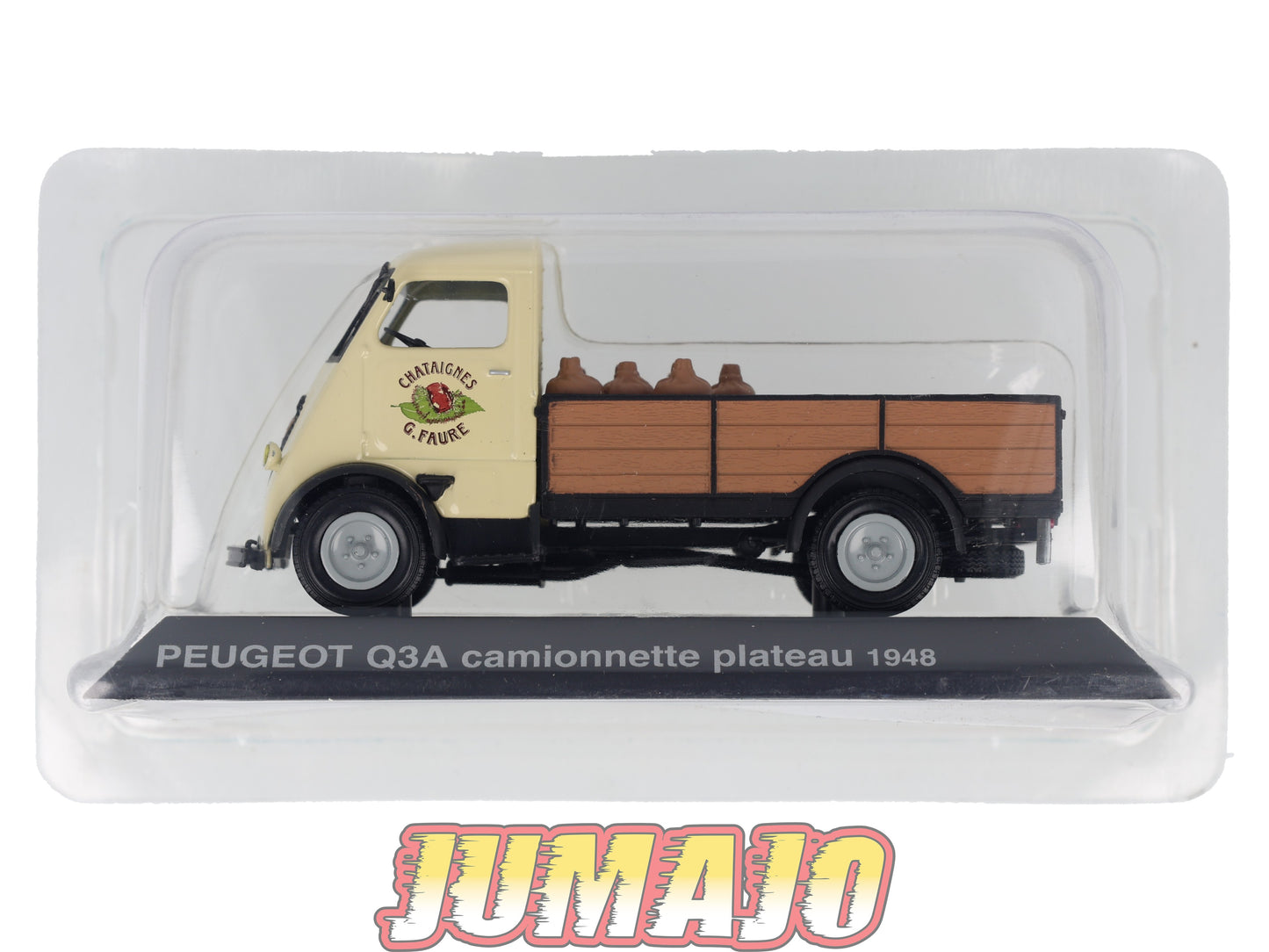 PEU36 Voiture 1/43 Hachette NOREV PEUGEOT : Q3A Camionnette plateau 1948