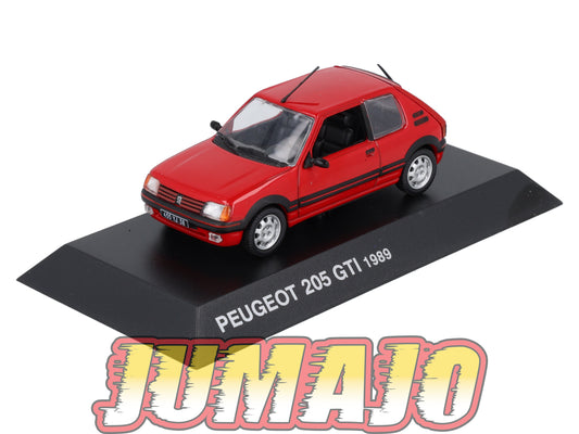 PEU3 Voiture 1/43 Hachette NOREV PEUGEOT : 205 GTI 1989