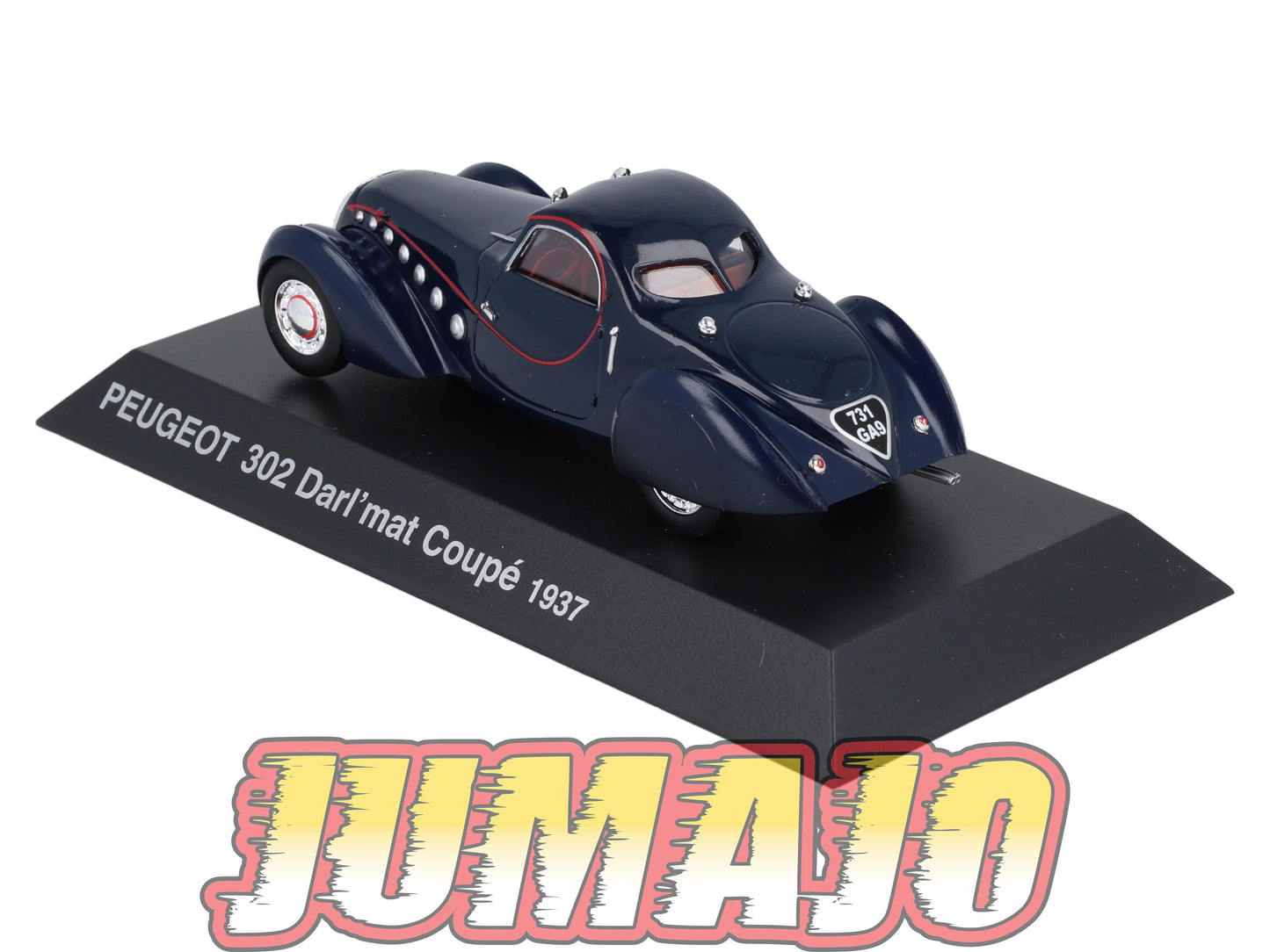 PEU40 Voiture 1/43 Hachette NOREV PEUGEOT : 302 Darl'mat Coupe 1937