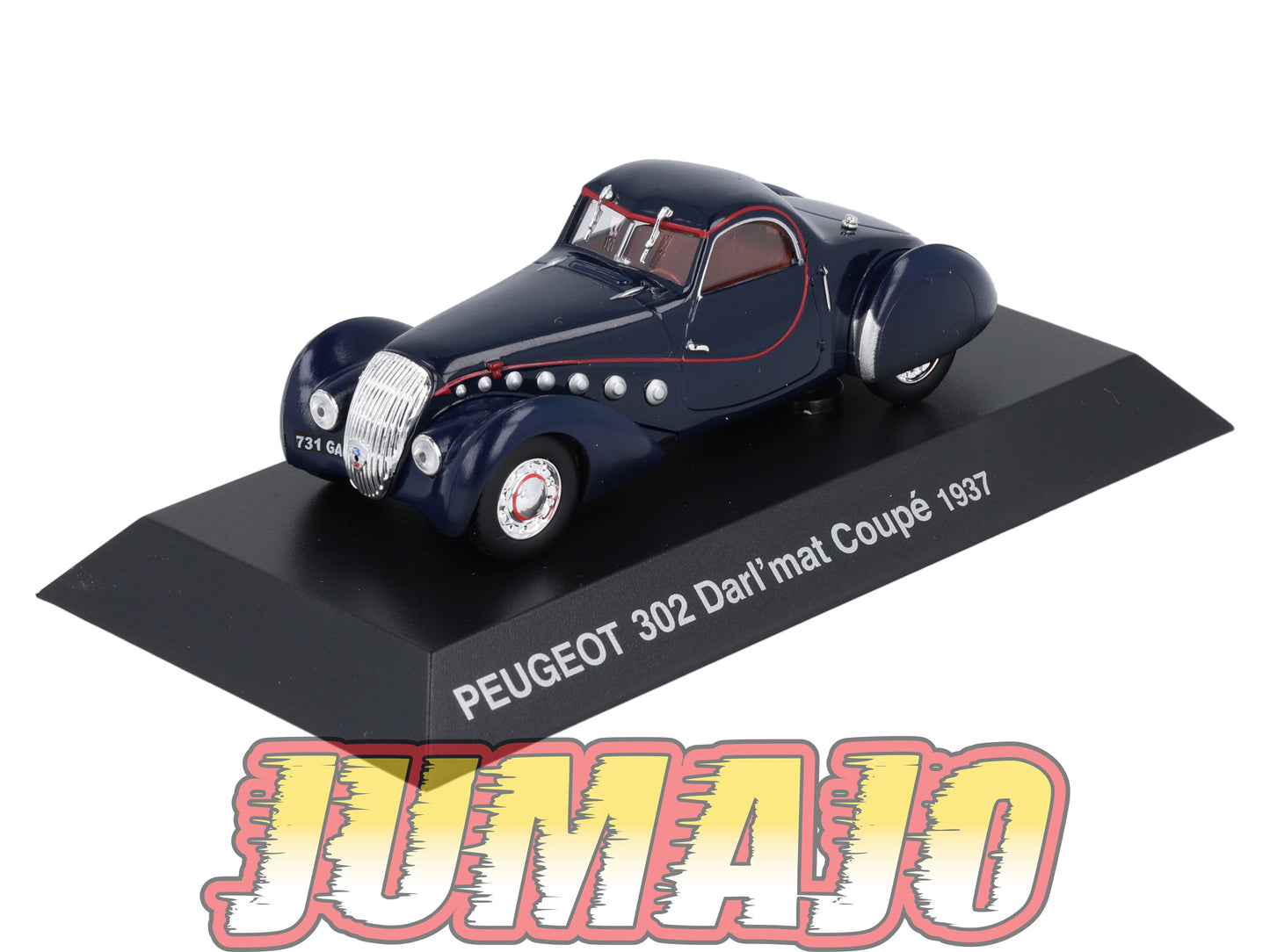 PEU40 Voiture 1/43 Hachette NOREV PEUGEOT : 302 Darl'mat Coupe 1937