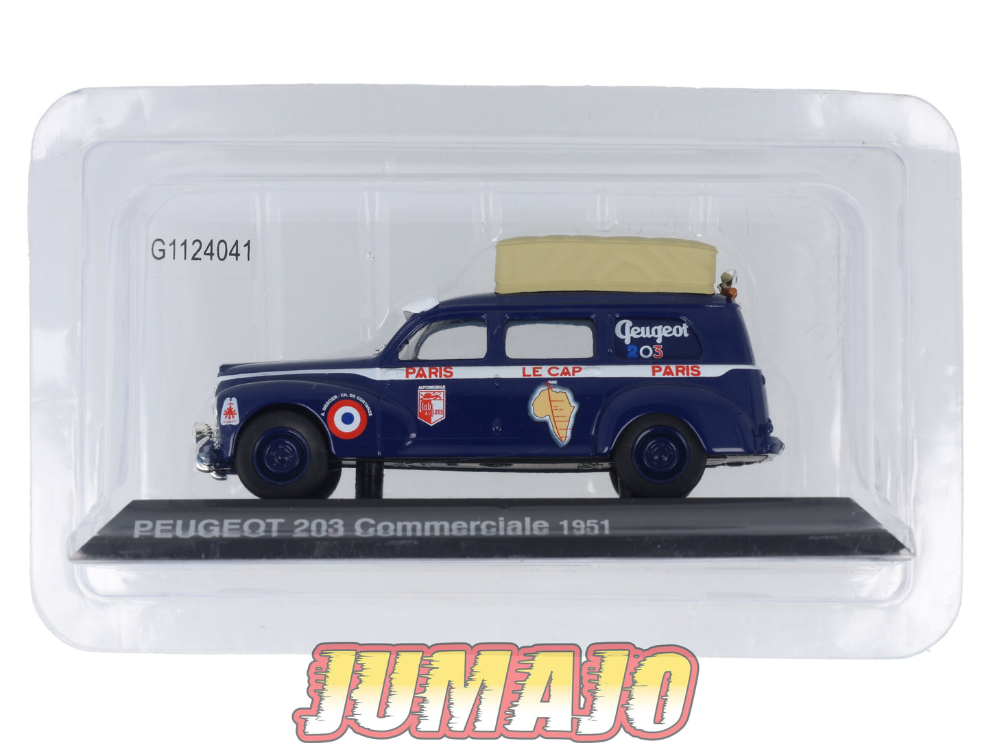 PEU41 Voiture 1/43 Hachette NOREV PEUGEOT : 203 Commerciale 1951