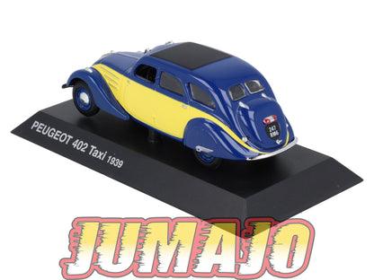 PEU42 Voiture 1/43 Hachette NOREV PEUGEOT : 402 Taxi 1939