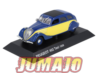 PEU42 Voiture 1/43 Hachette NOREV PEUGEOT : 402 Taxi 1939