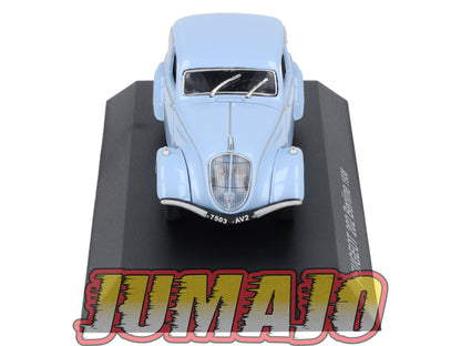 PEU43 Voiture 1/43 Hachette NOREV PEUGEOT : 202 Berline 1938