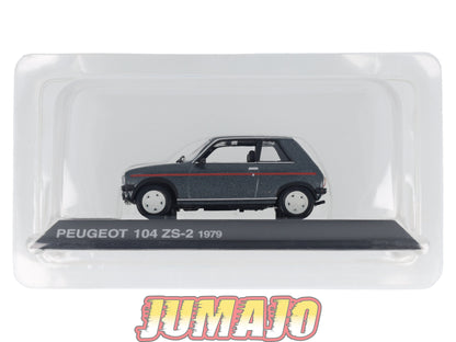 PEU45 Voiture 1/43 Hachette NOREV PEUGEOT : 104 ZS-2 1979