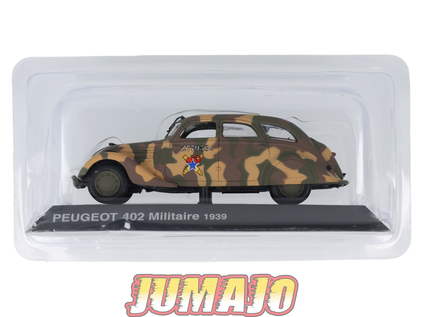 PEU48 Voiture 1/43 Hachette NOREV PEUGEOT : 402 Militaire 1939