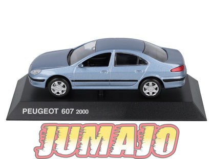 PEU49 Voiture 1/43 Hachette NOREV PEUGEOT : 607 2000