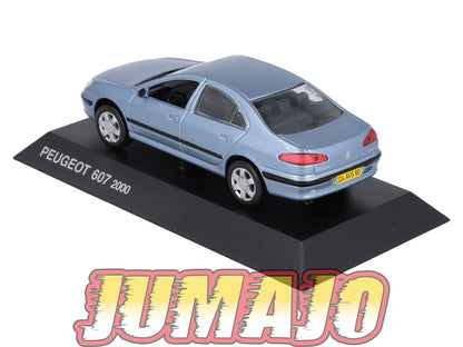 PEU49 Voiture 1/43 Hachette NOREV PEUGEOT : 607 2000