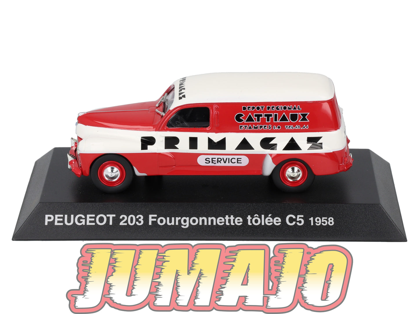 PEU50 Voiture 1/43 Hachette NOREV PEUGEOT : 203 Fourgonnette tolée C5 1958