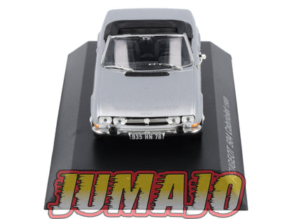 PEU53 Voiture 1/43 Hachette NOREV PEUGEOT : 504 Cabriolet 1969