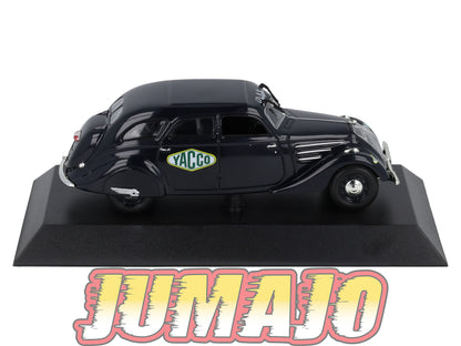 PEU56 Voiture 1/43 Hachettes PEUGEOT NOREV :  402 Yacco Delphine II 1936