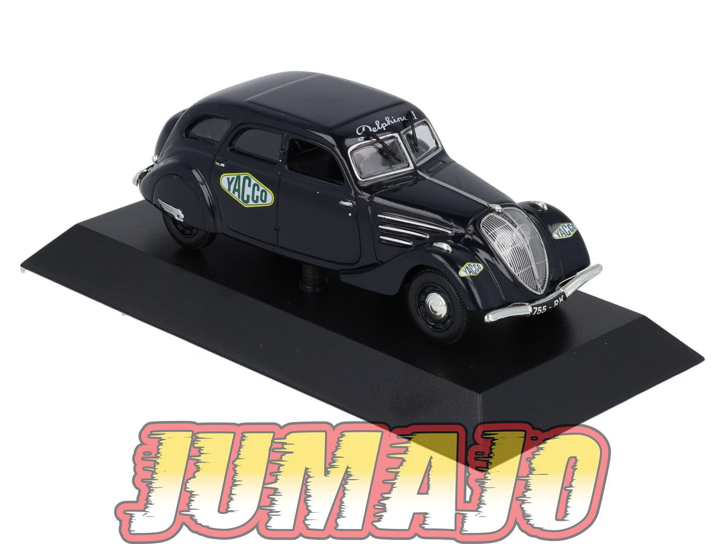 PEU56 Voiture 1/43 Hachettes PEUGEOT NOREV :  402 Yacco Delphine II 1936